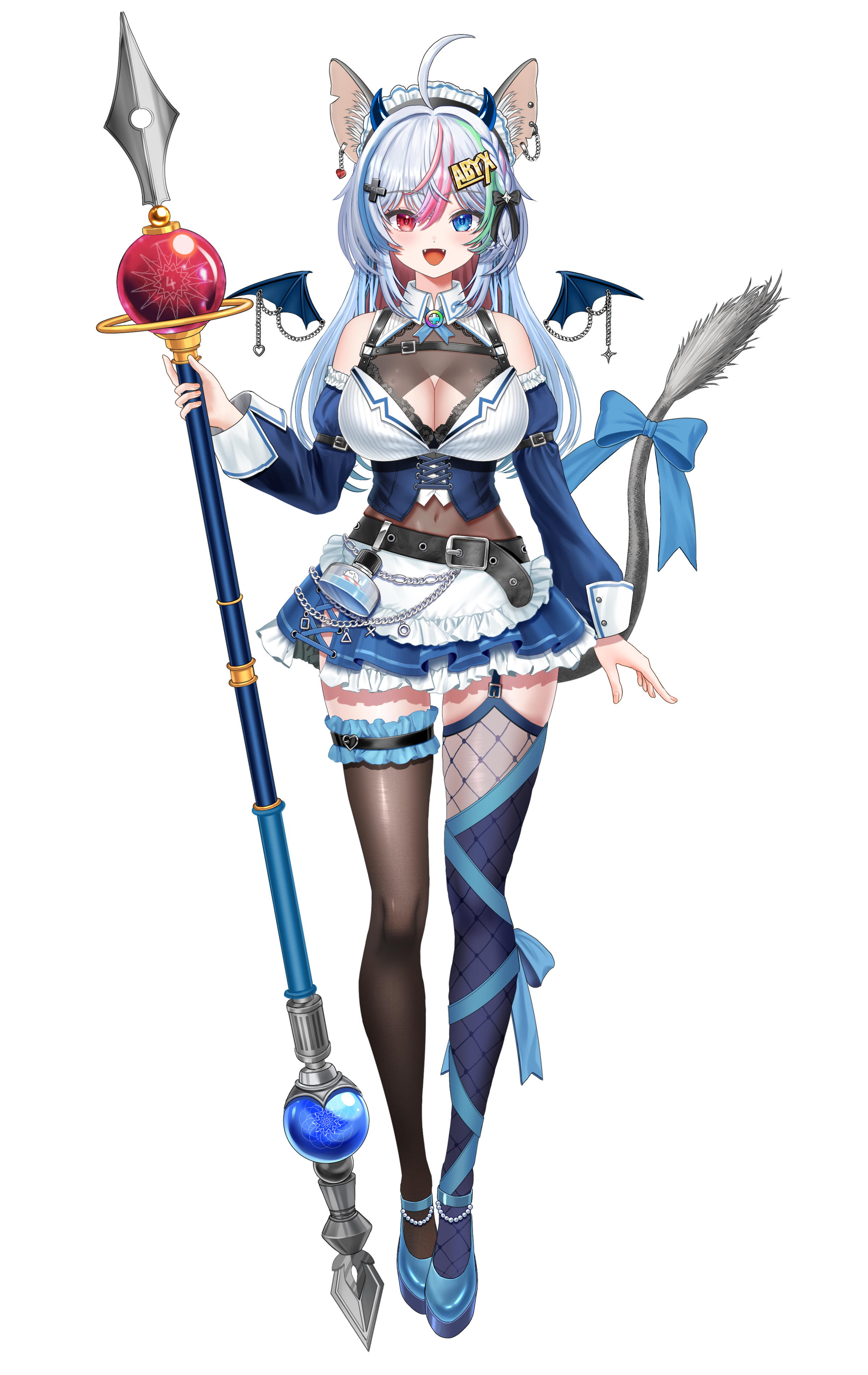 薄皮こむぎのキャラクター立ち絵